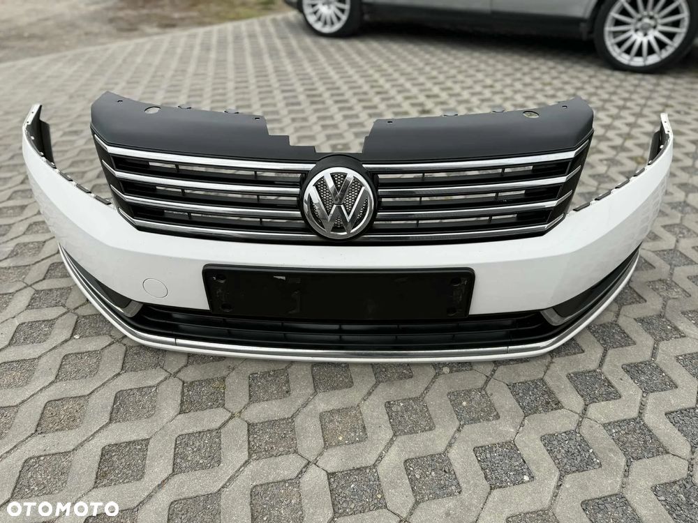 Vw Passat B7 Zderzak Przód Przedni Kompletny LB9A 10-14 - 6