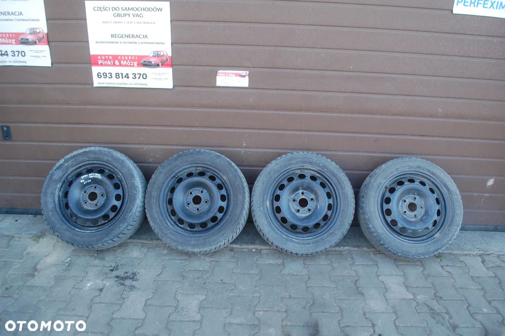 KOŁA FELGI STALOWE + OPONY ZIMOWE 2020R. 205/55R16 5X112 ET50 6J KBA43733 AUDI A3 8P SKODA VW GOLF V SEAT - 1
