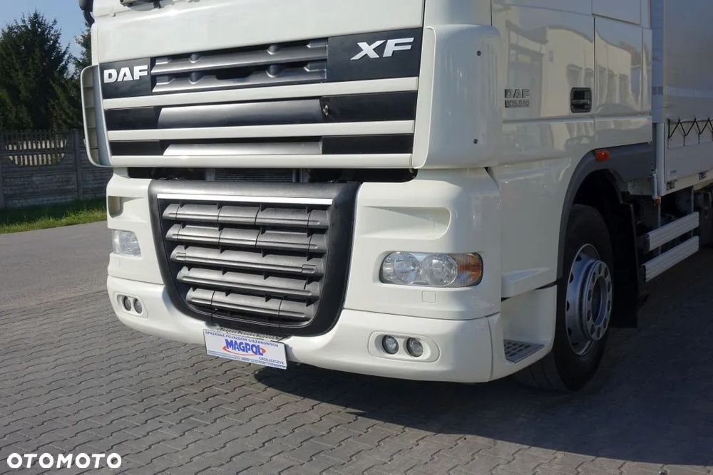 DAF XF 105.510 / BURTO-FIRANKA / EURO5 / AUTOMAT / NOWE PLANDEKI I DACH / PODŁOGA SZYNA-DESKA - 8