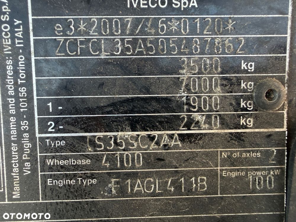 Iveco 2022/Daily 35-140 A8V/MAXI/ Automat Hi-Matic/Kamera/Klima/tempomat/fotel comfort/ - 26