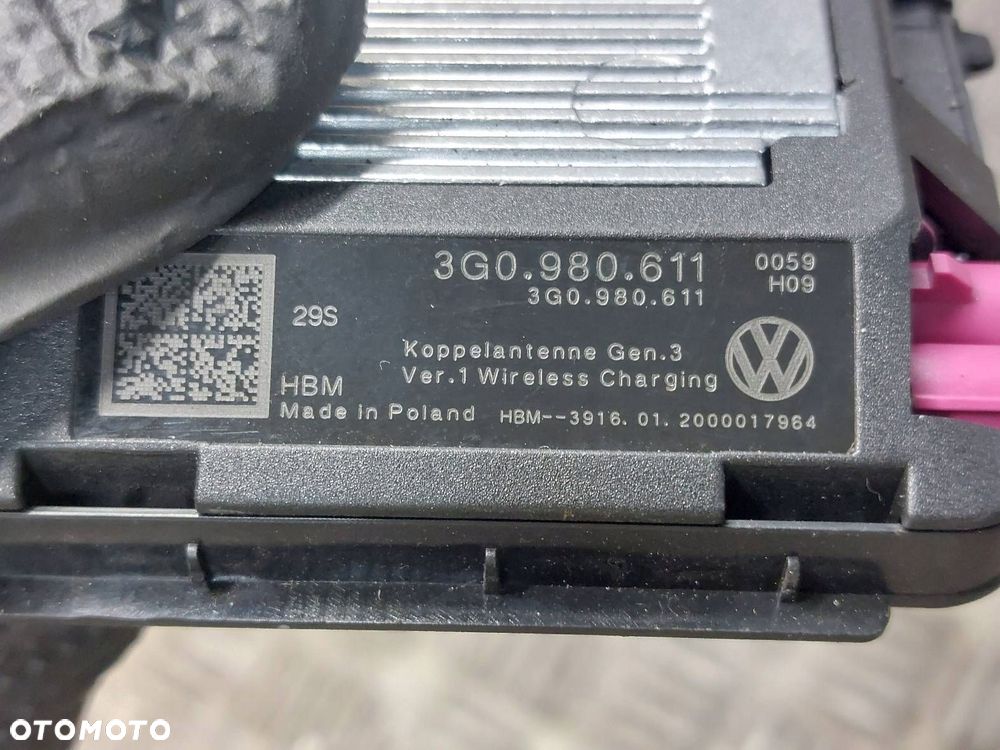 ŁADOWARKA INDUKCYJNA VOLKSWAGEN PASSAT B8 LIFT 3G0980611 - 4