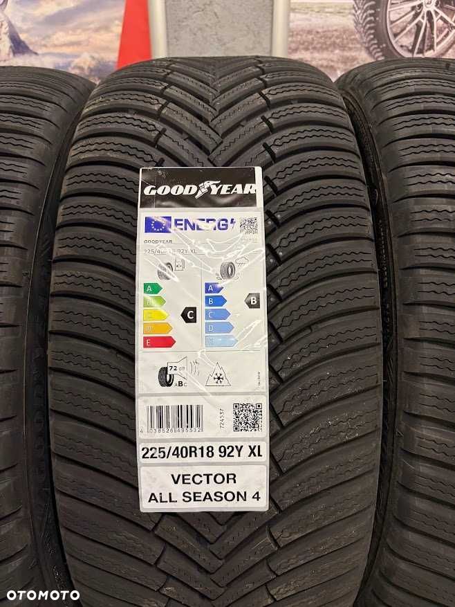 225/40R18 92Y Goodyear Vector All Season 4 cztery nowe opony całoroczne - 1