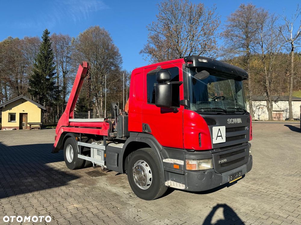 Scania P270 bramowiec, HYVA, MANUAL, stare tacho, 270 KM, 373 t.km.! - 2
