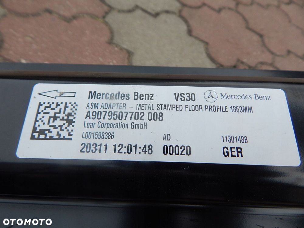 mercedes sprinter 907 910 volkswagen crafter szyny szyna mocowania fotela - 4