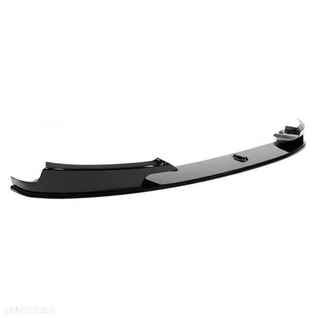 Prelungire Lip Bara Fata M3, Extensie bara M3 Style pentru BMW E90 E91, Negru Lucios - 2