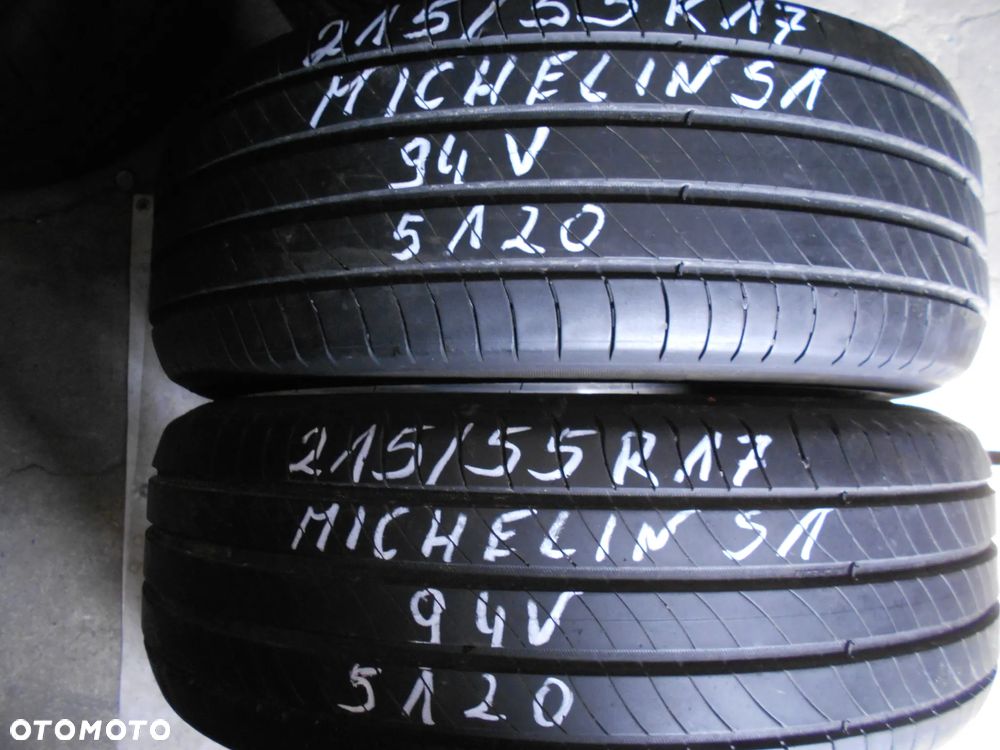 OPONY 215/55R17 MICHELIN PRIMACY 4 S1 DOT 5120 7MM - 1