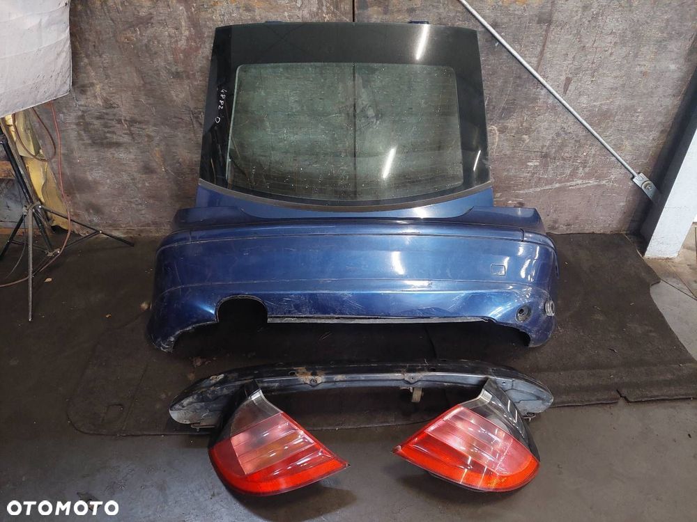 KOMPLETNY TYŁ KLAPA ZDERZAK LAMPA LEWY PRAWY MERCEDES CL203 C180 345 - 1
