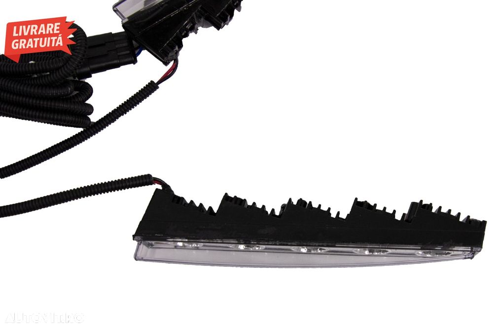 Lumini de zi dedicate LED DRL Crom Mercedes G-class W463 (1989-Up) G65 Design- livrare gratuita - 4