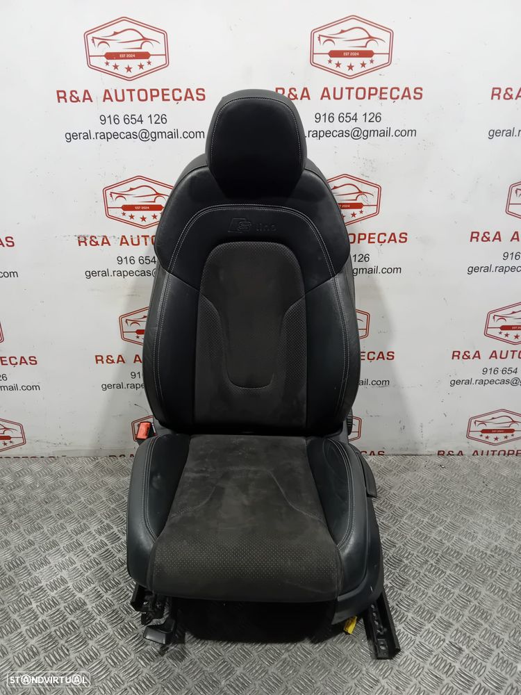 Banco Condutor Audi TT 8J S-Line em Pele e Alcântara Original