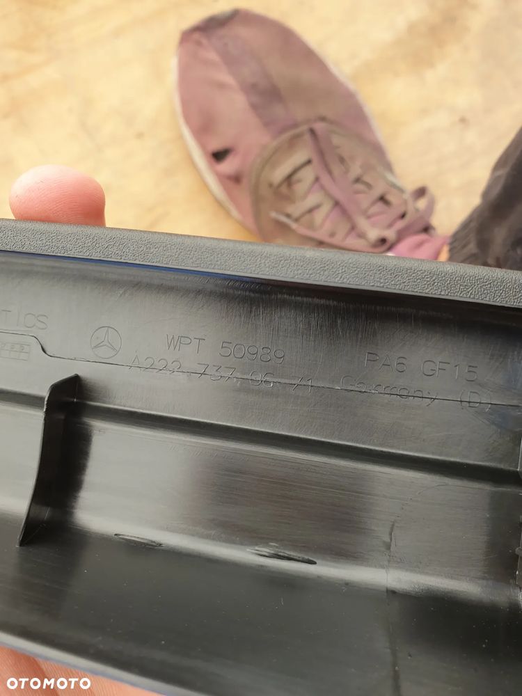 LISTWA ZGARNIAJĄCA PRZYSZYBOWA  LEWY LEWA  PRZÓD TYŁ MERCEDES S KLASA  W222 A2226730165 A22267303 USZCZELKA DRZWI - 38