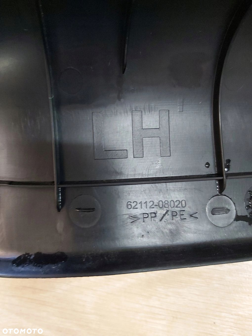 TOYOTA Sienna osłona słupka A lewa dolna progu czarna 62413-08060 - 4
