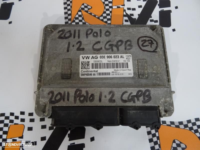 Centralina De Motor Volkswagen Polo (6R1, 6C1)  Centralina 1.2 / 03E90 - 1