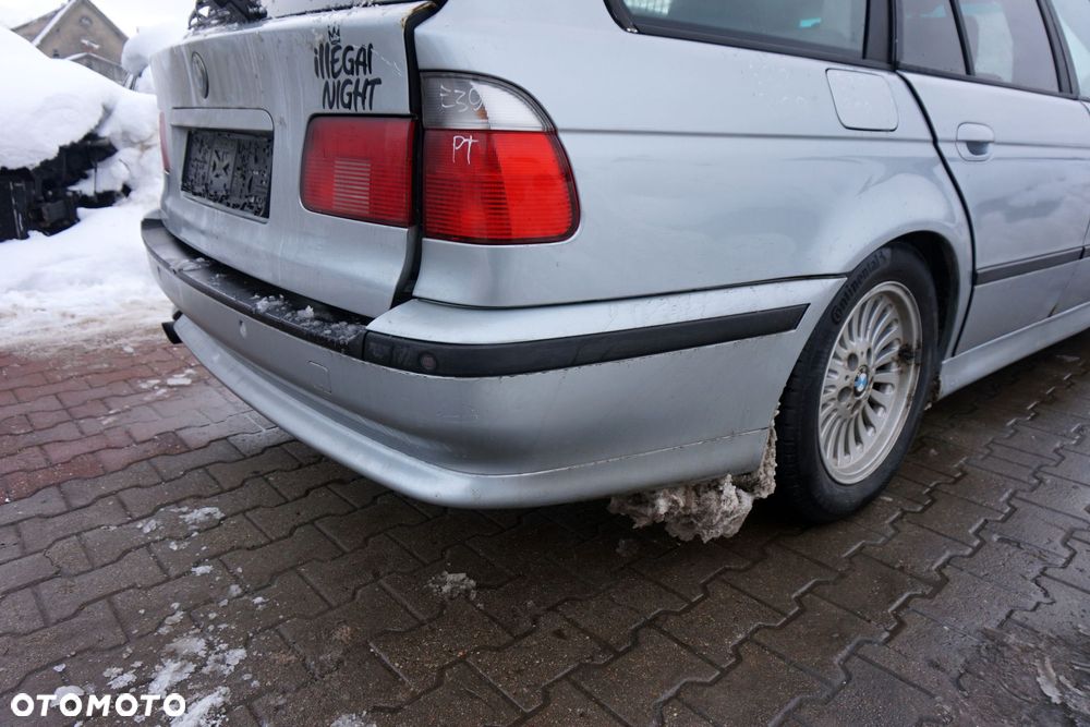 ZDERZAK TYLNY 5 E39 KOMBI 309  SREBRNY ARKTISSILBER BMW 1995-2000 - 4