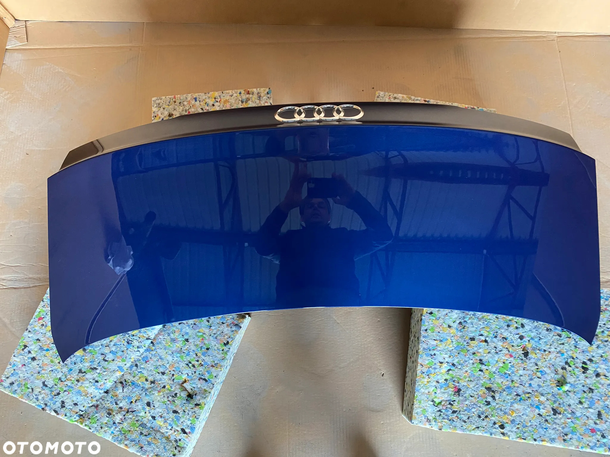 Audi sedan A4 B9 8W kompletny tył klapa lampy zderzak kolor LX5Q 2016 72km drzwi - 13