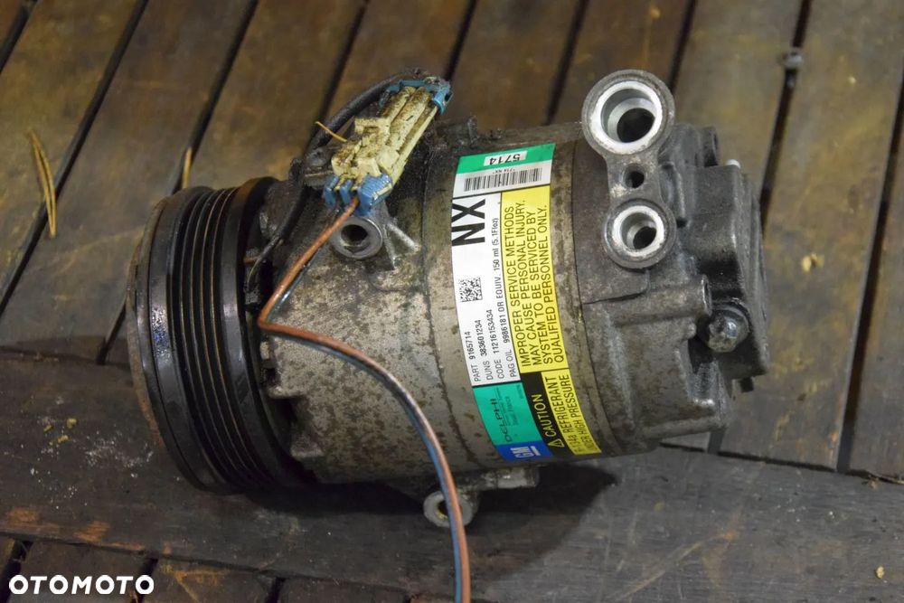 Opel Meriva A 1.4 Kompresor klimatyzacji sprężarka 9165714 NX Astra H Corsa C - 1