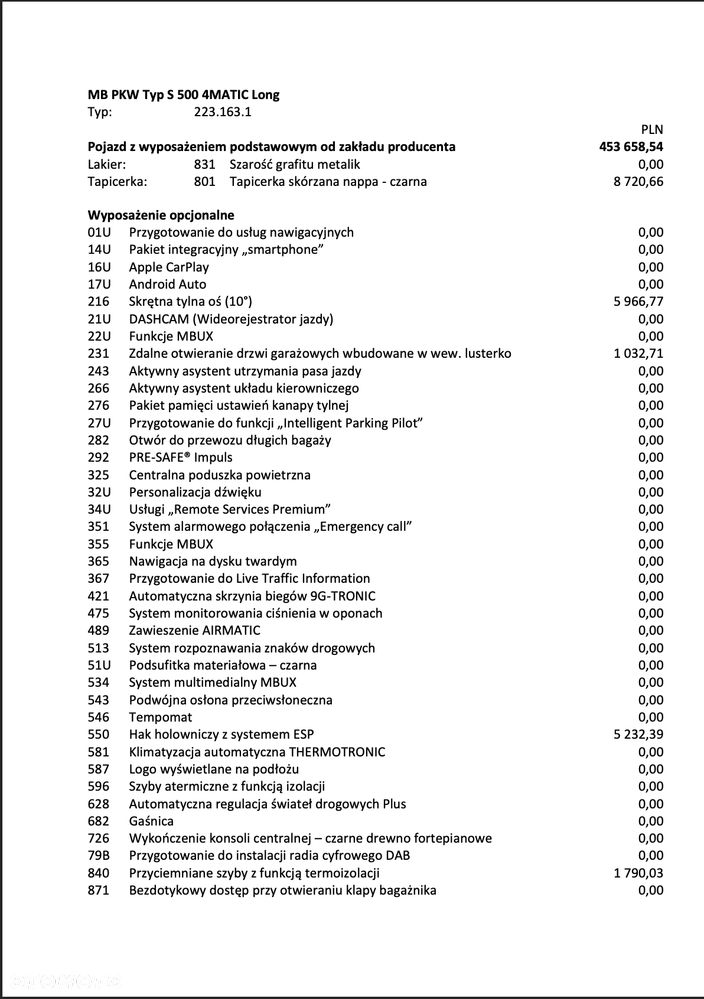 Mercedes-Benz Klasa S 500 L 9G-TRONIC - 33