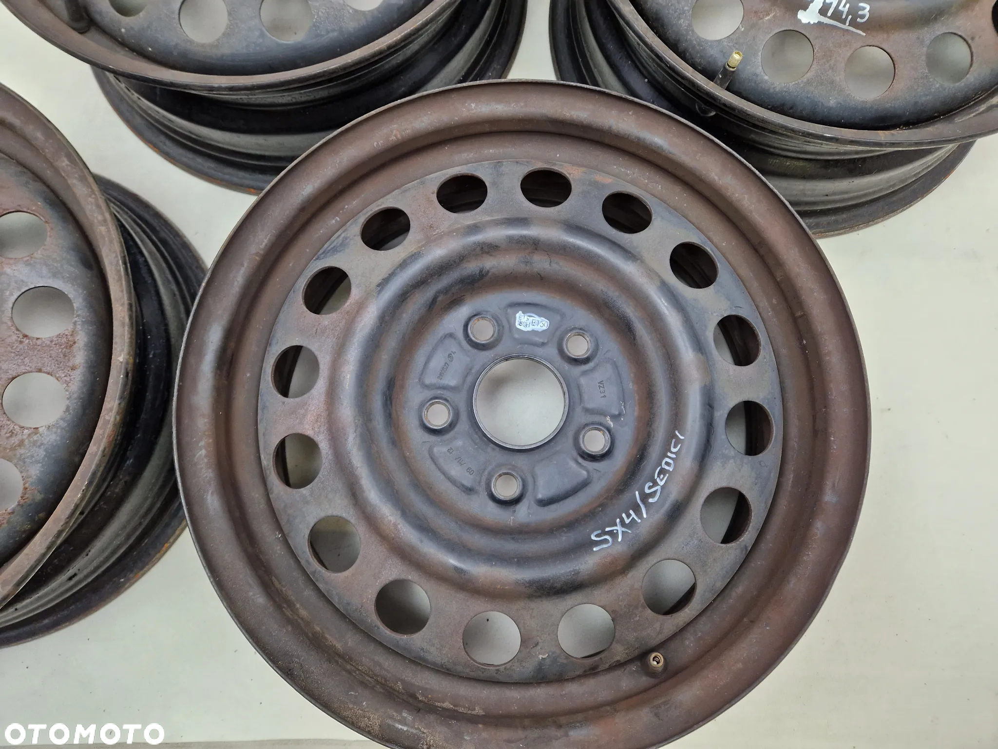 Felgi stalowe Fiat Sedici 6Jx16 ET50 - 2