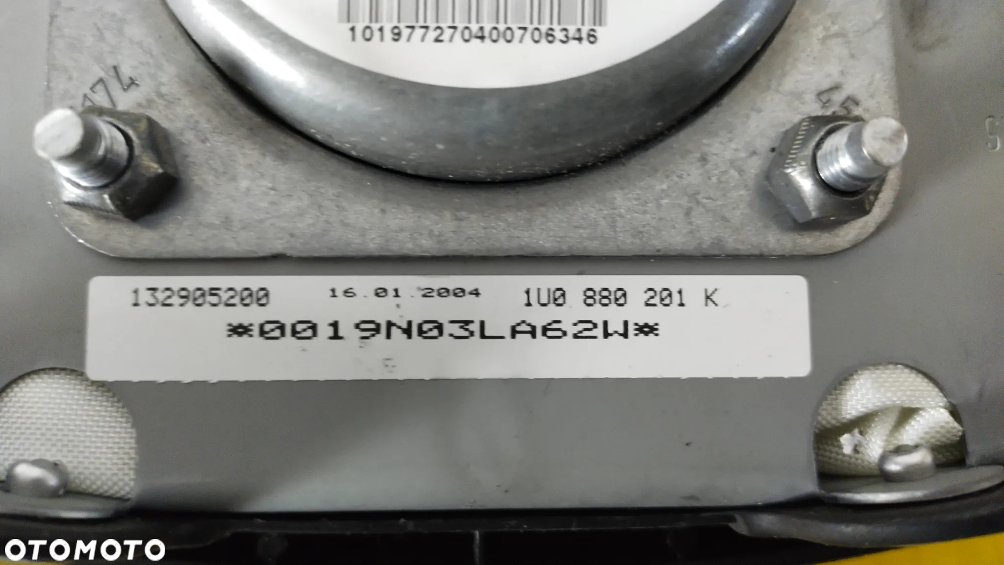 Poduszka powietrzna kierownicy Skoda OE 1U0880201K - 4