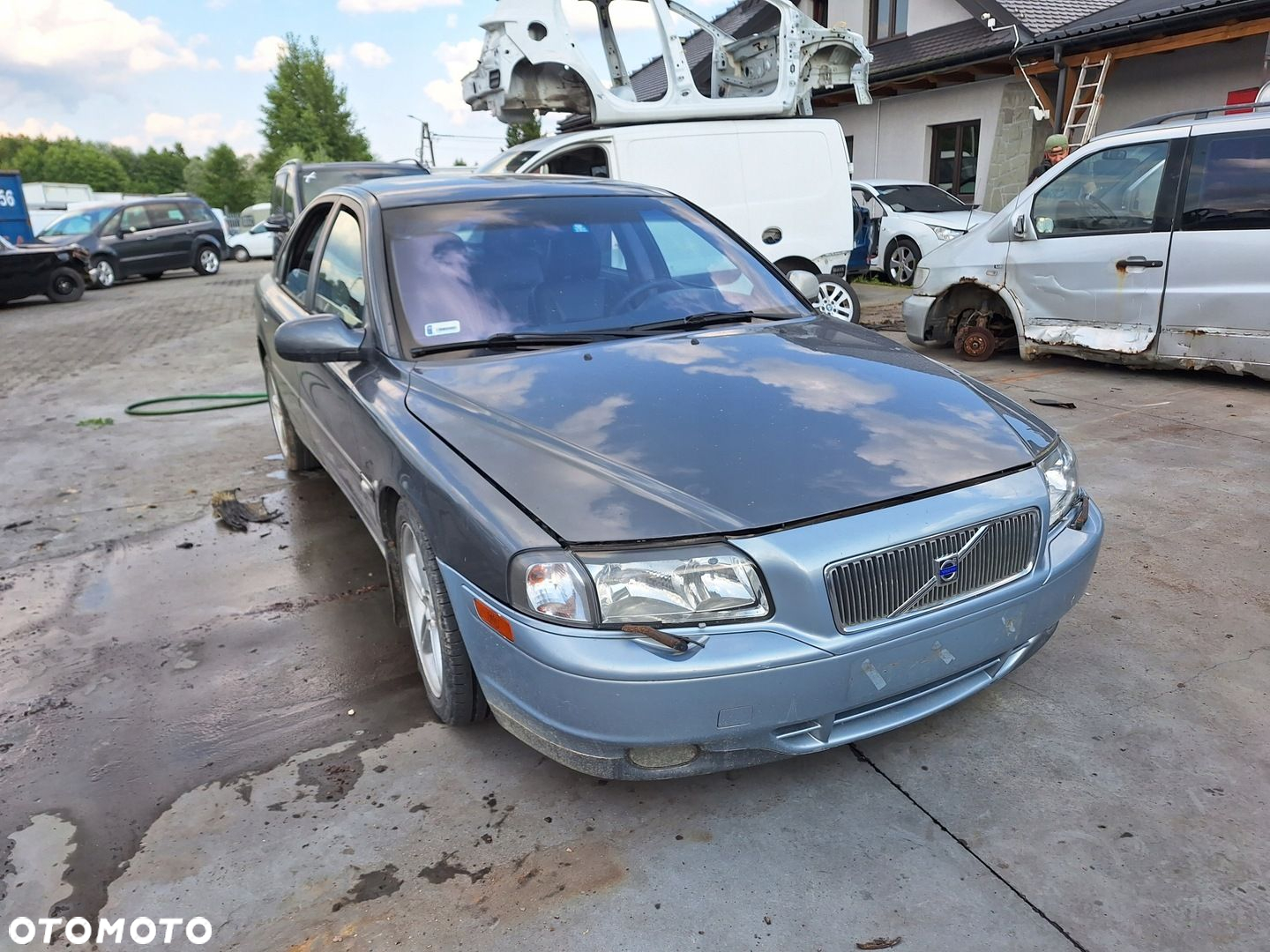 VOLVO S80 I 98-06 MASKA 455-46 KLAPA POKRYWA SILNI - 2
