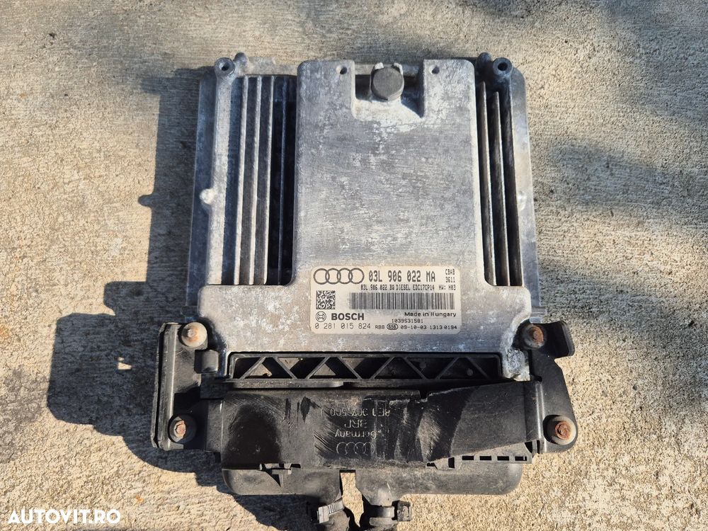 Calculator motor ECU 2.0 TDI / 140 CP CBAB AUDI A3 8P cod 03L906022MA - 1