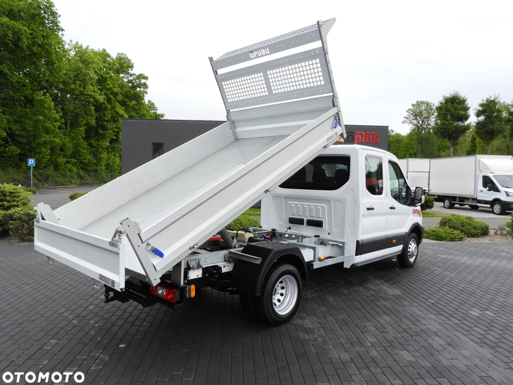 Ford TRANSIT WYWROTKA PODWÓJNA KABINA DOKA 6 MIEJSC TEMPOMAT KLIMATYZACJA BLIŹNIACZE KOŁA 170KM [ K56631 ] - 3