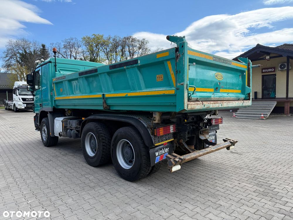 Mercedes-Benz 2644 ACTROS MP3 wywrotka 6x4, płyta pług, BORDMATIC - 5