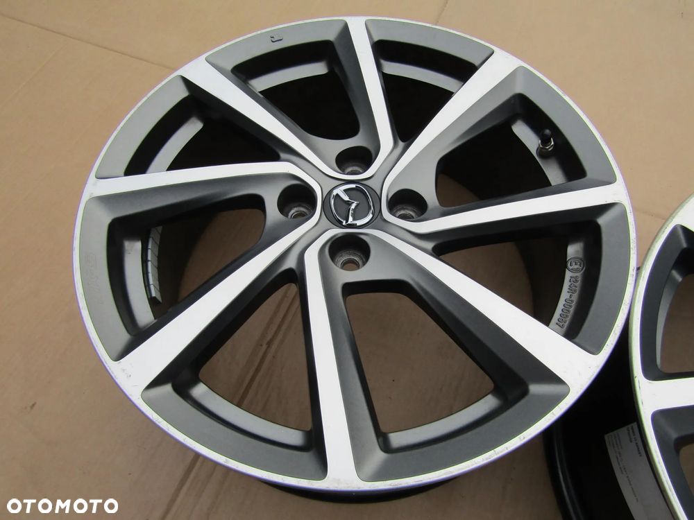 1x Felga Aluminiowa 17 Mazda 2 MX5 7 j 4x100 ET45 Oryginał + czujniki TPMS - 6
