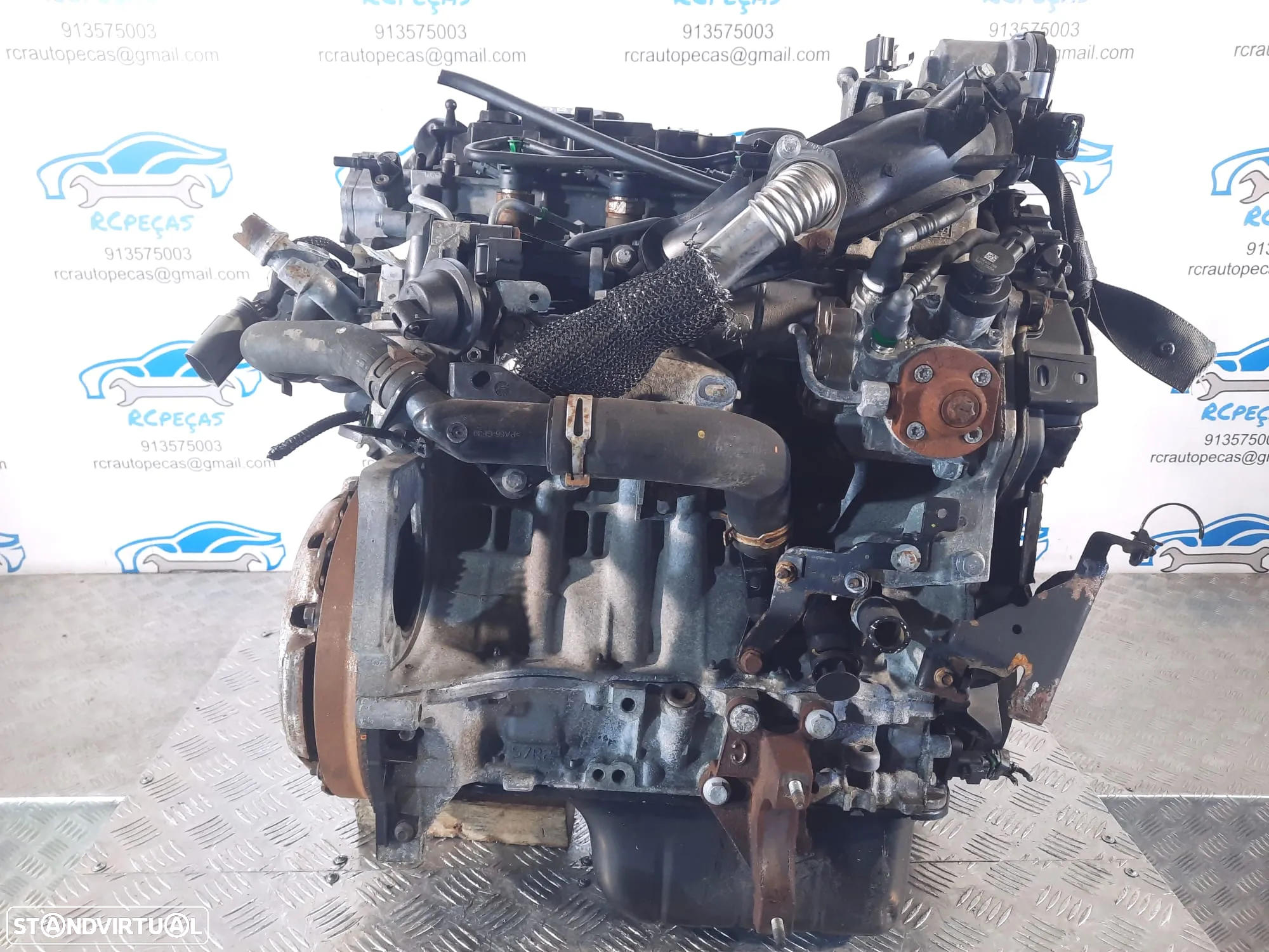 MOTOR COMPLETO 1.4 TDCI 8V 70CV KVJA FORD FIESTA V 5 MK5 FIESTA VI 6 MK6 MOTOR ARRANQUE BIMASSA ALTERNADOR COMPRESSOR AR CONDICIONADO BOMBA DIRECAO DIREÇÃO TURBO INJETOR INJETORES - 10