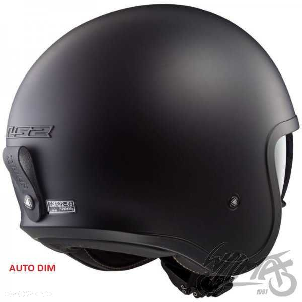 Kask motocyklowy otwarty LS2 OF599 SPITFIRE SOLID MATT BLACK - 2