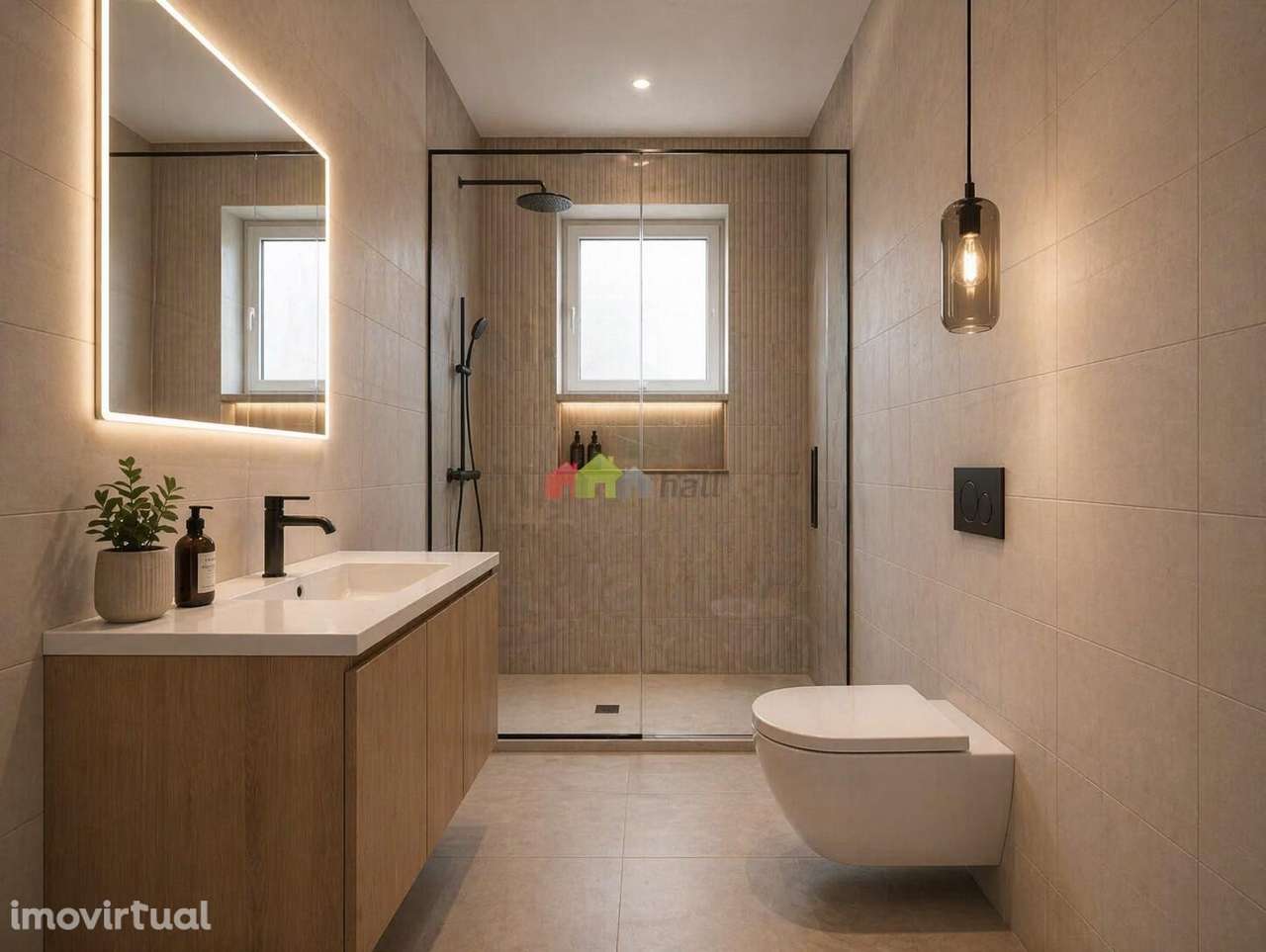 Apartamento T1 com logradouro remodelado, no Lavradio - Barreiro - Grande imagem: 5/13