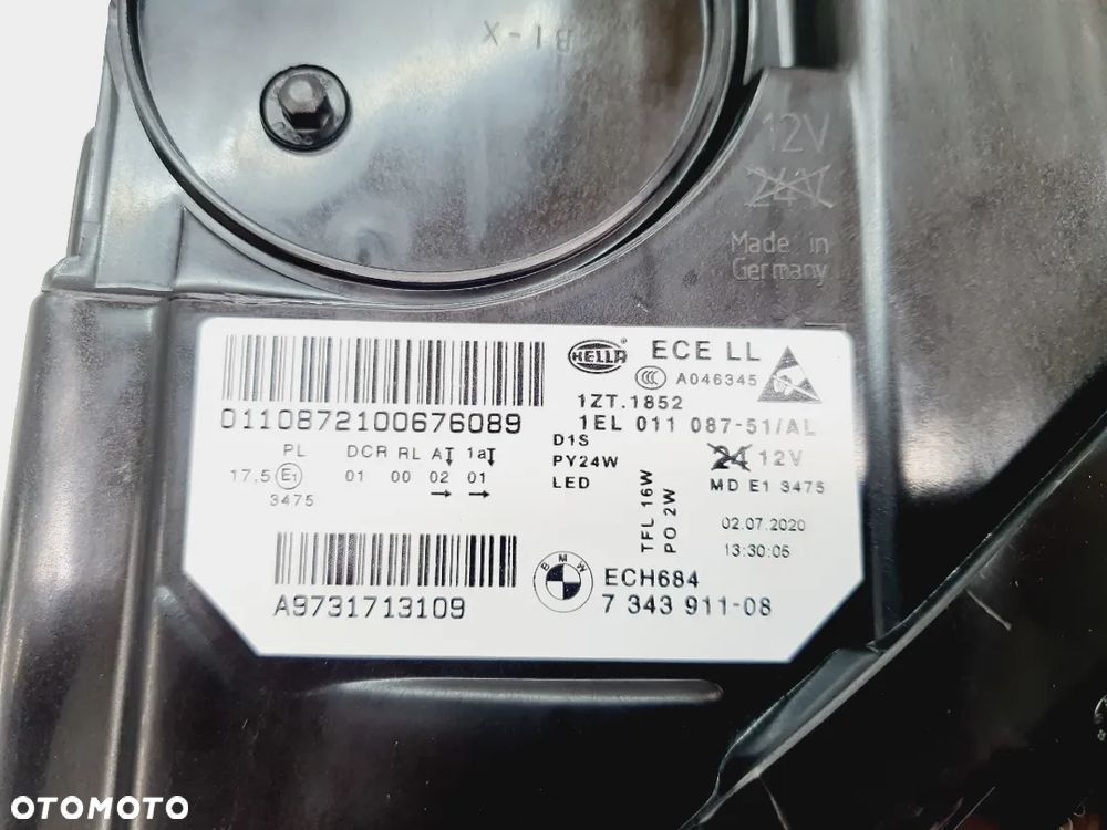 LAMPA LEWA PRAWA BMW F10 F11 BIXENON NIE SKRĘTNY LIFT - 11