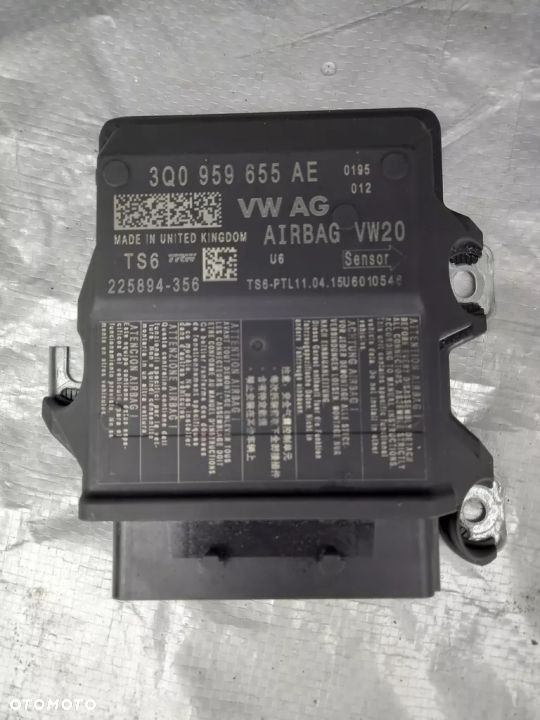 VW SKODA SENSOR MODUL POduszek airbag 3q0959655ae