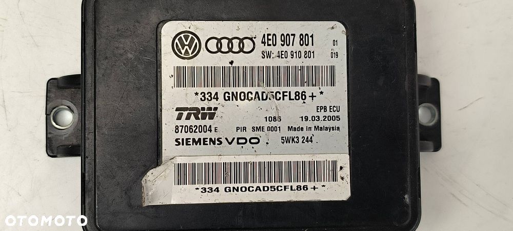 KOMPUTER AUDI A8 D3 4E0907801 - 2