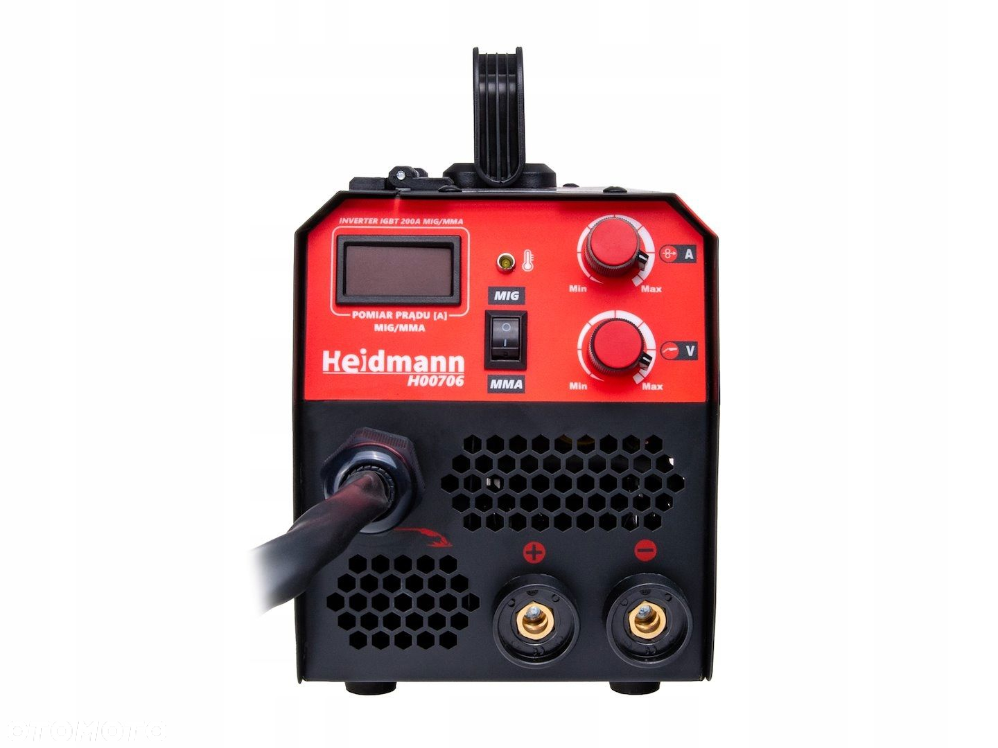 SPAWARKA INWERTEROWA MIGOMAT MIG/MAG MMA FLUX 200A LCD HOTSTART H00706 - 3