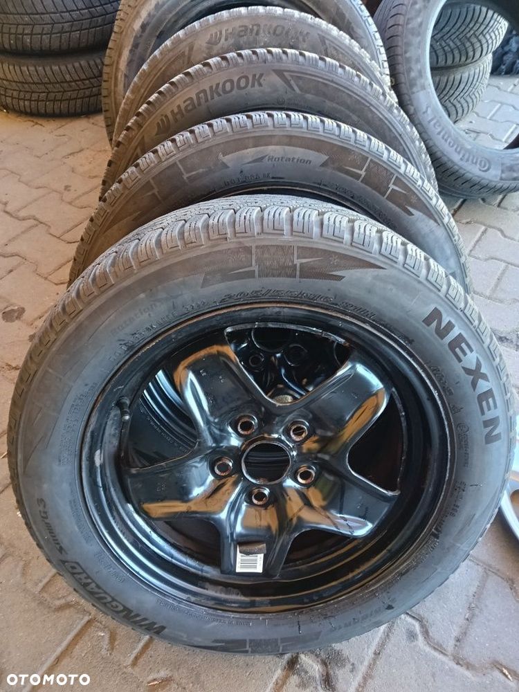 Koła zimowe stalowe (strukturalne) VW Seat skoda 205/55/16 6,5x16 et50 5x112  nexen / hankook - 2