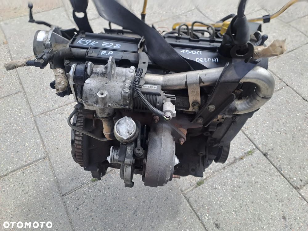 Dacia Renault Kangoo Modus Nissan 1.5 DCi 101KM silnik kompletny kod K9K728 K9K729 układ wtryskowy Delphi - 3