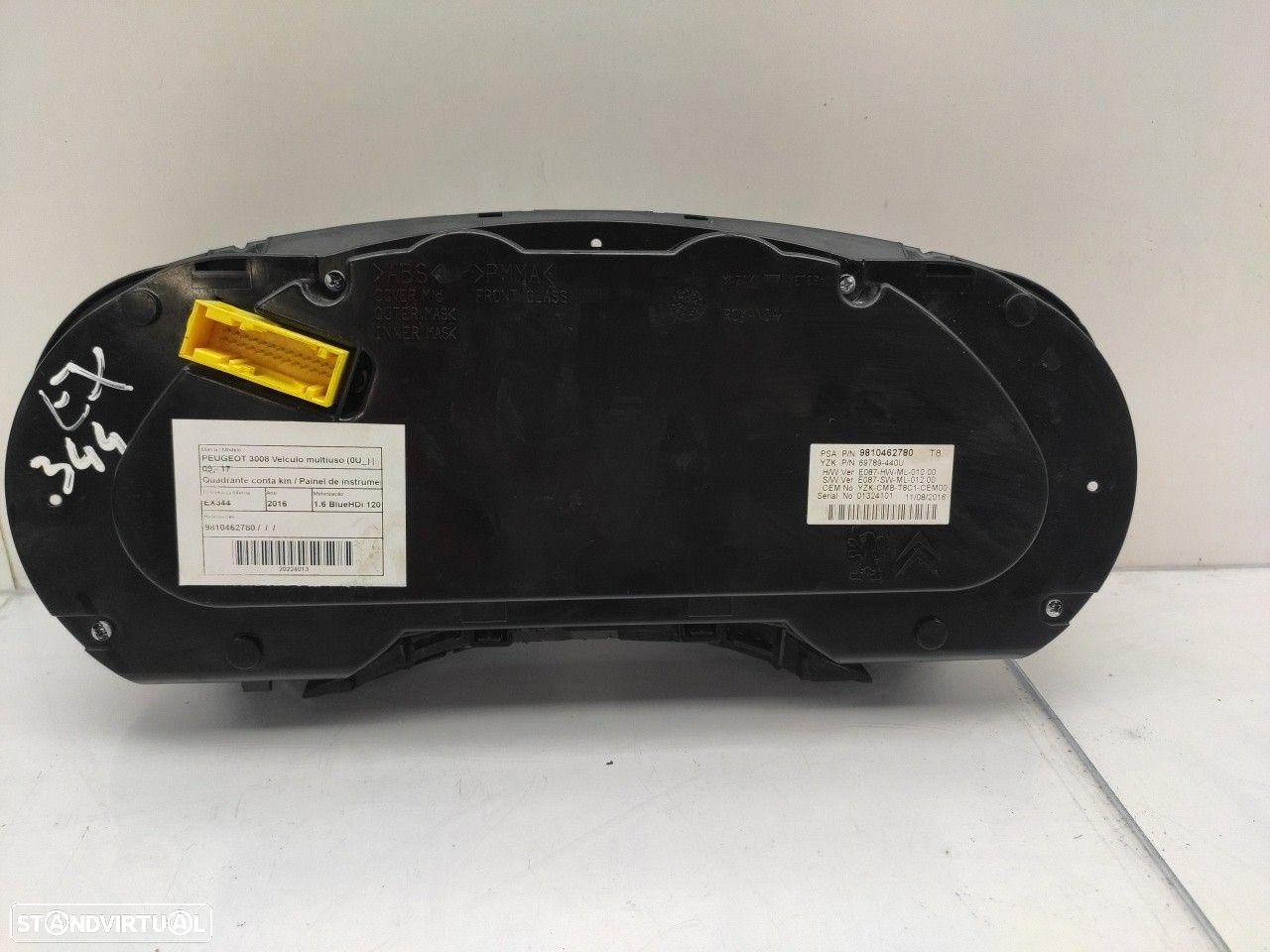 Quadrante / painel de instrumentos PEUGEOT 3008 I (0U_) - 2