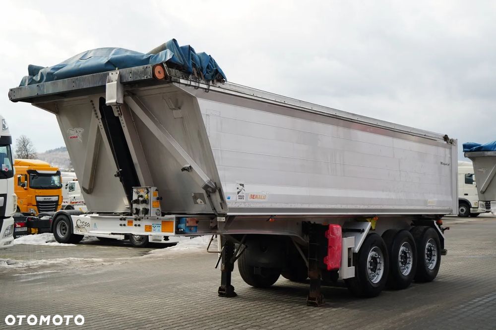 Benalu WYWROTKA / 27 m3 / ALUMINIOWA / OŚ PODNOSZONA / WAGA: 5 100 KG /  ELEKTRYCZNA PLANDEKA - 3