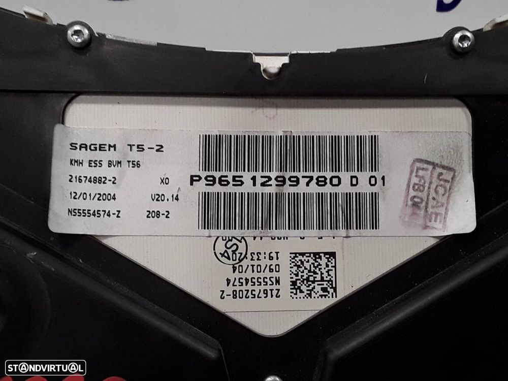 QUADRANTE PEUGEOT 307 CC 2004 - 3