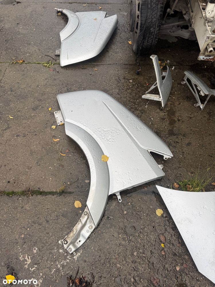 Volkswagen Crafter drzwi boczne tylnie niskie boczne prawe lewe z szybą srebrne srebrny - 3