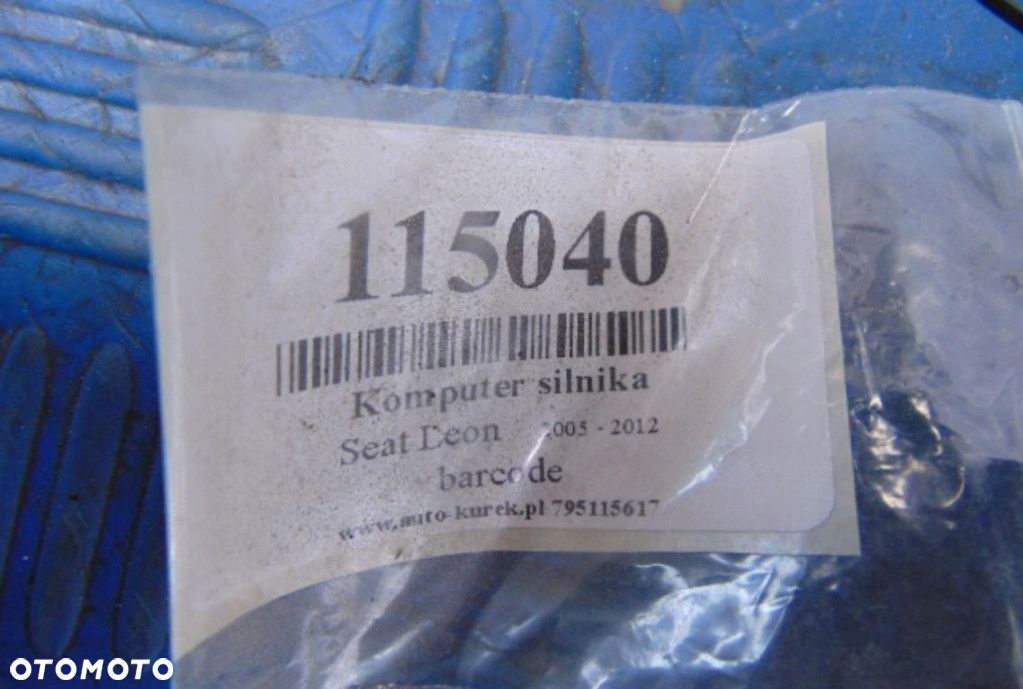 SEAT LEON II 1.9 TDI KOMPUTER SILNIKA 03G906016AK - 7