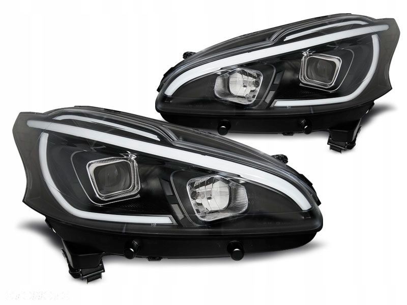 Reflektor Lampa Day line light LED Tube DRL Neon Tuning Peugeot 208 12-15 - 1