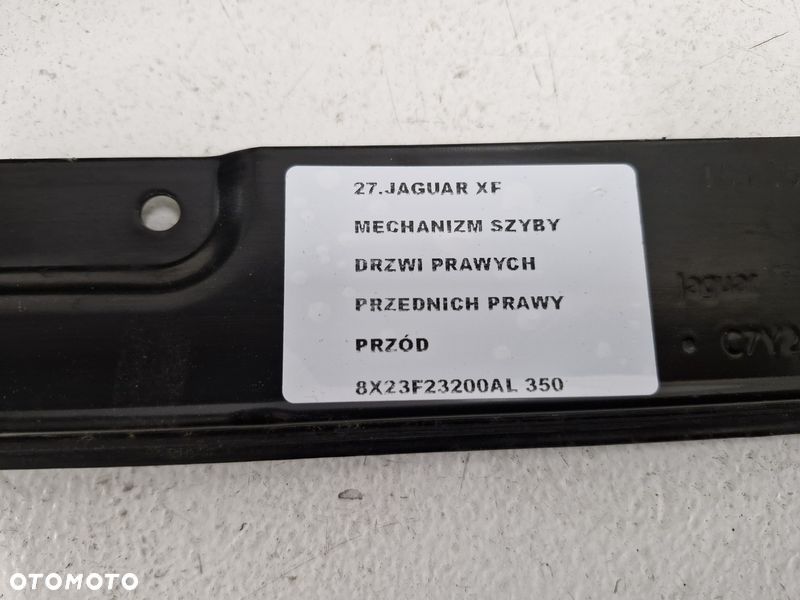 jaguar xf 1 i x250 mechanizm podnośnik szyby prawy przód przedni silniczek - 3