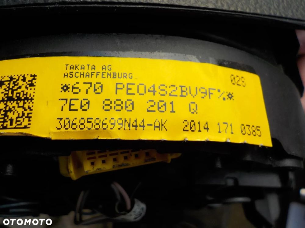 VW T5 LIFT PODUSZKI PASY AIRBAG PRAWY KIEROWCY MODUŁ - 5