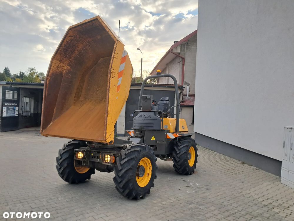 Ausa D600 APG wozidło budowlane 4x nowe opony mocny silnik KUBOTA 83,5KW TURBO pełne oświetlenie 2017r. Terex ta6 s Thwaites 6 Mecalac Wacker Neuson DW 6 9 Jcb kiper +obrót kierunkowskazy kamera przód WYWROTKA DUMPER 4x4