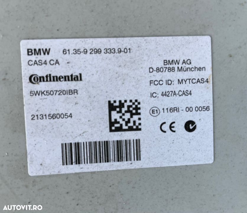 kit ecu pornire bmw 750i F01 550ix F10 650xi F13 N63 cas 4 9299333 - 3