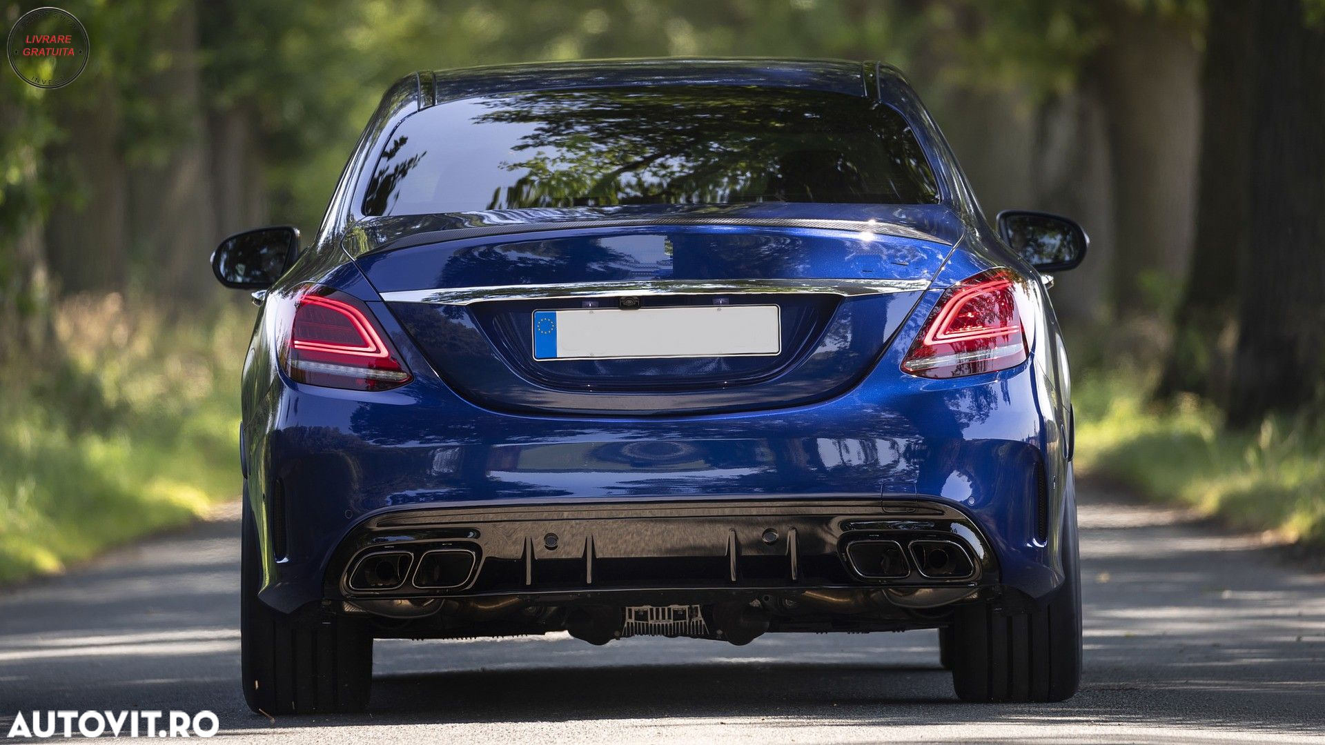 Bara Spate Mercedes C-Class W205 Limousine (2014-2020) C63 Design- livrare gratuita - 9