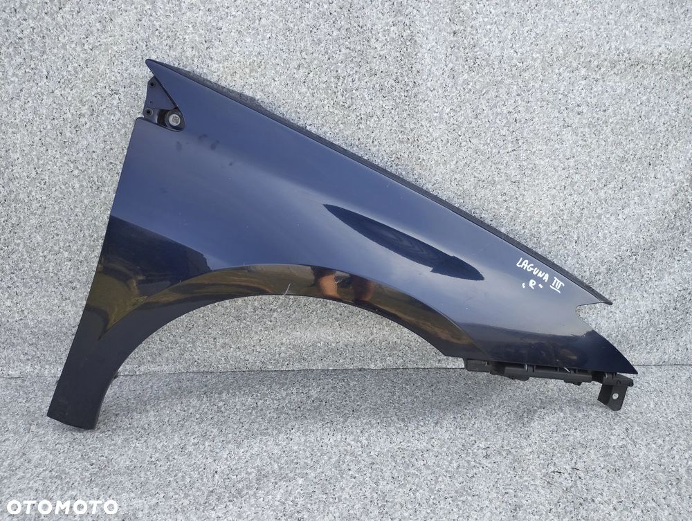 Renault Laguna III błotnik prawy przód przedni - 1
