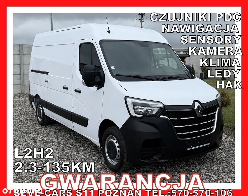 Renault MASTER L2H2 GWARANCJA, klima, navi, hak, tempomat, sensory, pdc tył, ledy - 2