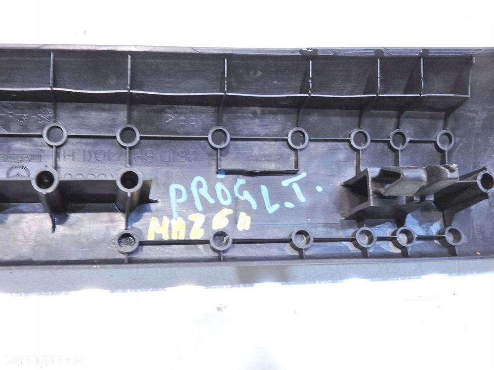 LISTWA OSŁONA PROGU LEWY TYŁ MAZDA 6 GH GS1D68740 - 2